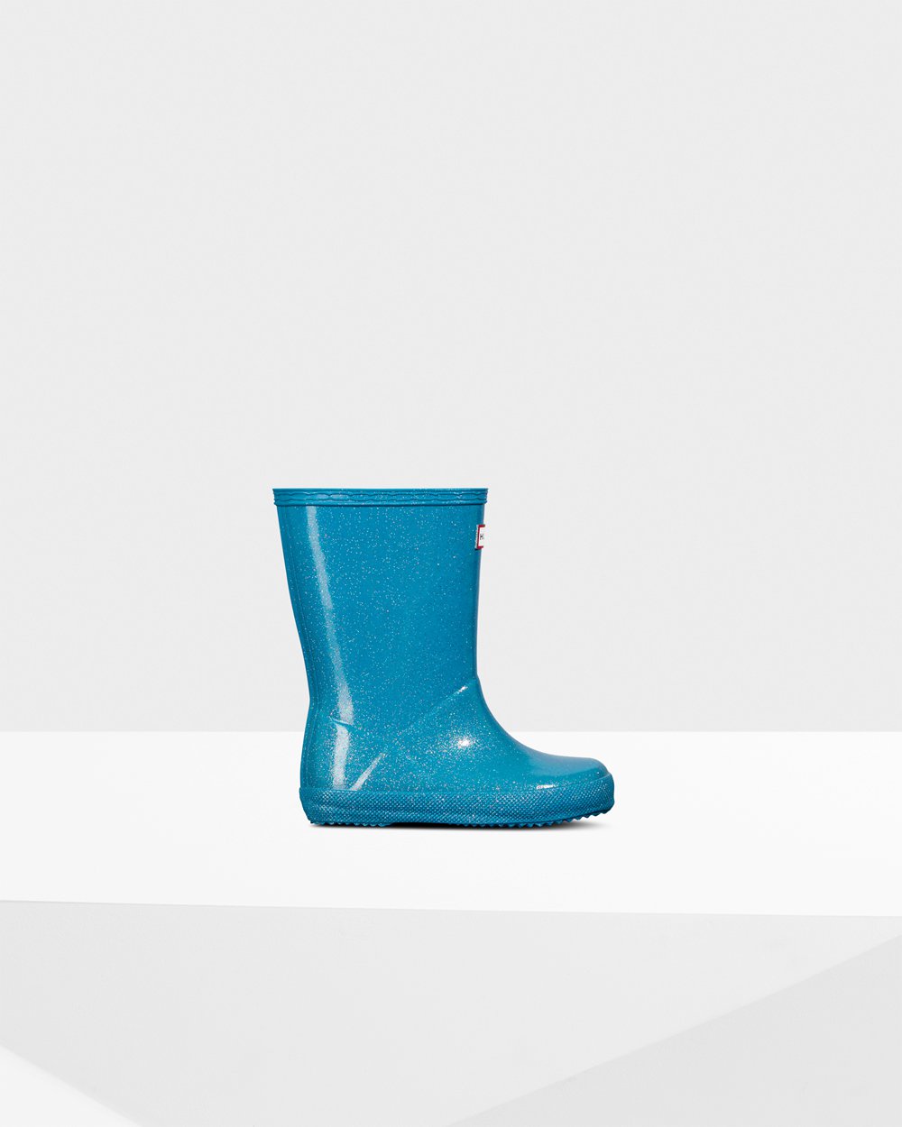 Kids Rain Boots - Hunter Original First Classic Starcloud (42NLZMRIY) - Blue